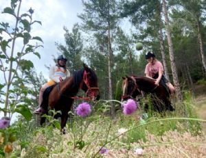 Horse riding in Side Turkey