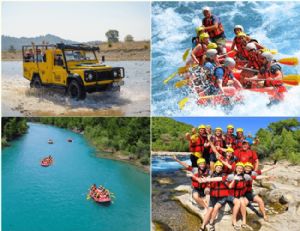 Jeep safari and rafting in Antalya