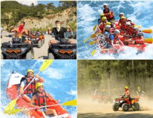 Quad safari and rafting in Antalya